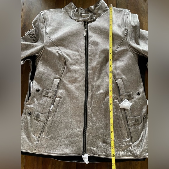 Harley-Davidson Women's Paradigm Triple Vent System Leather Riding Jacket silver - Picture 8 of 14